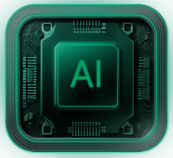 AI Chip representing edge cognition