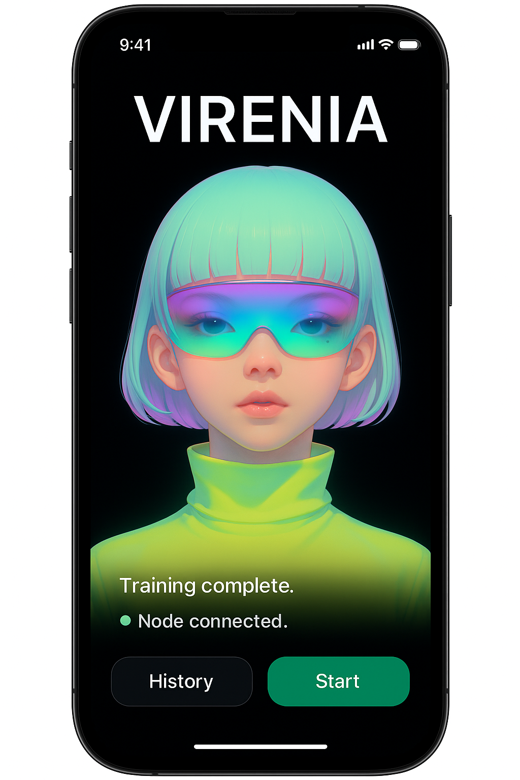 VIRENIA App Interface